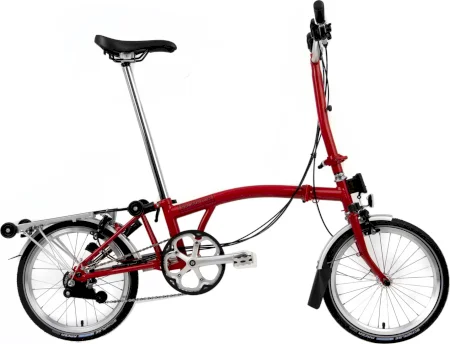 Brompton C Line Explore Folding Bike With Rack High 2023
