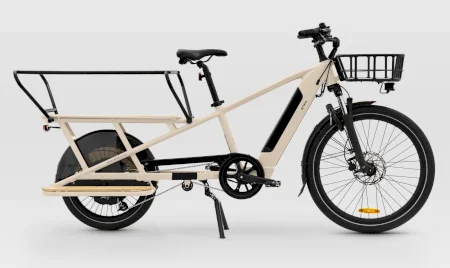 Btwin Rear Loading Electric Longtail Cargo Bike R500e 2023