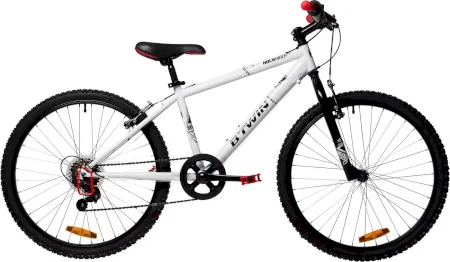 Btwin Rockrider 100 Kids 24 Inch Mountain Bike 8 12 Years 2024