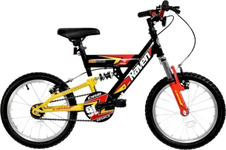 Dallingridge Raven Boys Full Suspension Mountain Bike 16 Wheel 2021