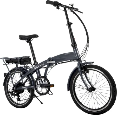 Huffy Oslo Electric Lightweight Folding Commuter Bike For Adults 2021