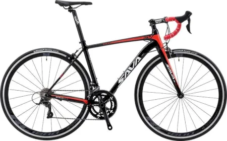 Sava R6 Aluminium Alloy Road Bike Carbon Fork Sora R3000 18 Speed 2023