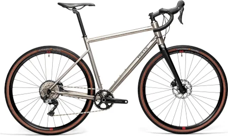 Triban Mens Gravel Bike With Titanium Frame Grvl 900 2023