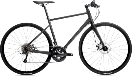 Triban Rc 500 Flat Bar Road Bike Black 2024